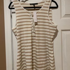 White House Black Market Sleeveless Top w/ Straps